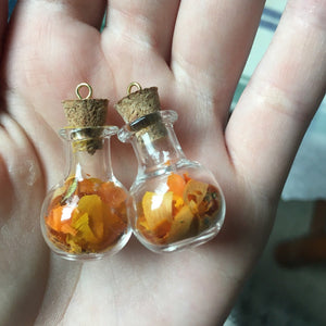 Earrings - Glass bottles