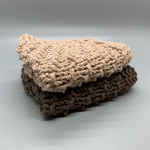 Load image into Gallery viewer, Dishcloth set - Shades of Brown