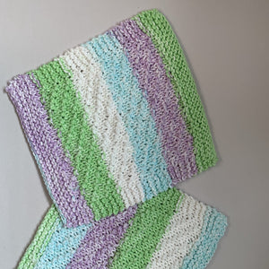 Dishcloth set - Lavender & Stripes