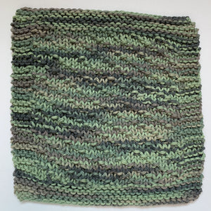 Dishcloth set - Brown & Green